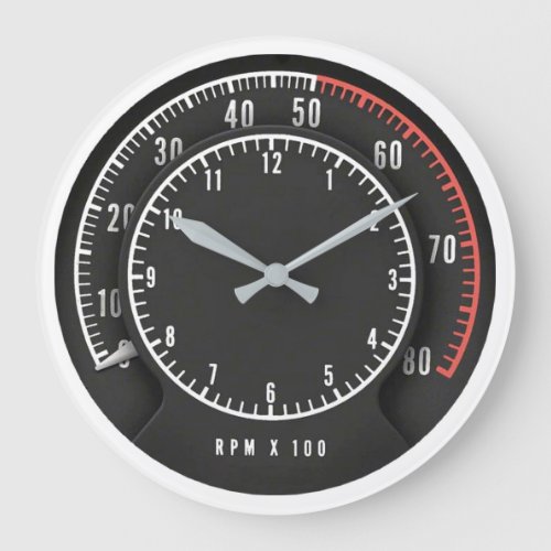 Mopar _ Dodge Charger Tic Toc Tach Round Clock