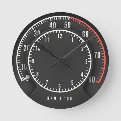 Mopar - Dodge Charger Tic Toc Tach Round Clock