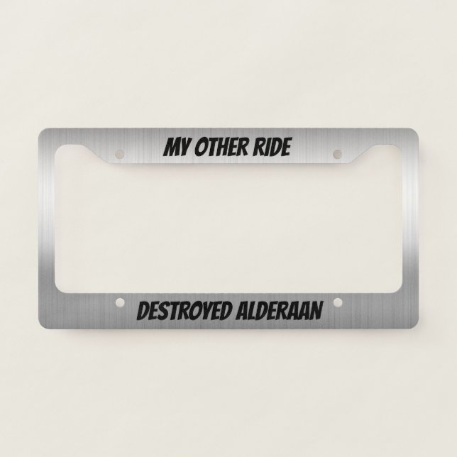 Mopar - Fuselage Chrysler Imperial License Plate Frame (Front)