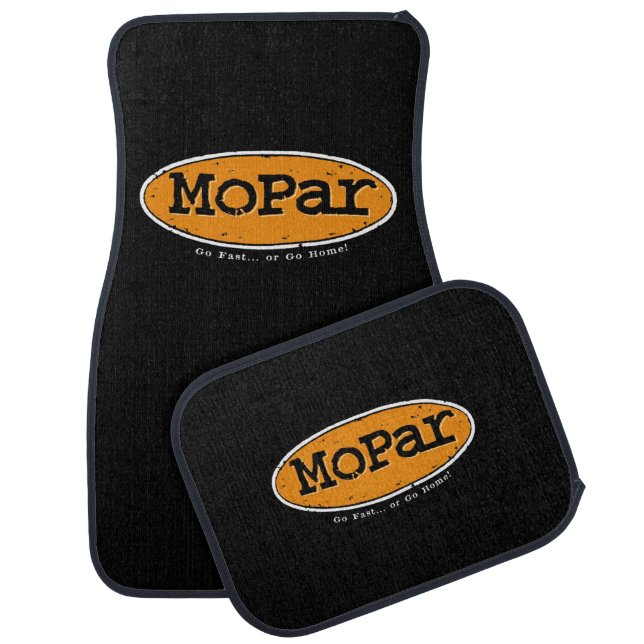 Mopar - Go Fast Or Go Home Car Floor Mat (Set)