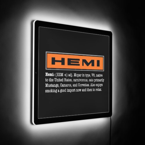 Mopar _ HEMI  LED Sign