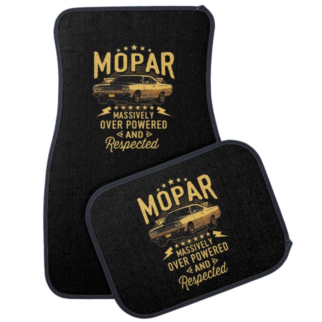Mopar - Massively Over Powered And Respected Car Floor Mat (Set)