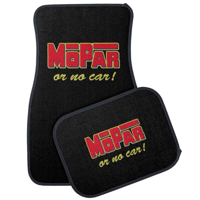 Mopar Or No Car Floor Mat (Set)