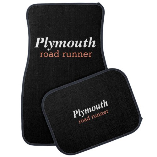 Mopar _ Plymouth Roadrunner  Car Floor Mat