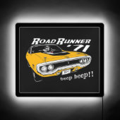 Mopar - Plymouth Roadrunner Musclecar  LED Sign (Front)
