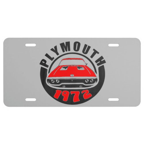 Mopar - Plymouth Roadrunner Satellite GTX License License Plate