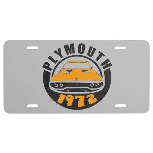 Mopar _ Plymouth Roadrunner Satellite GTX License License Plate