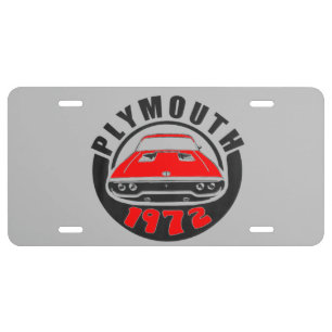 Mopar - Plymouth Roadrunner Satellite GTX License Plate
