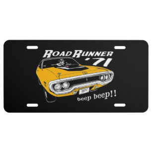 Mopar - Plymouth Roadrunner Satellite GTX License Plate
