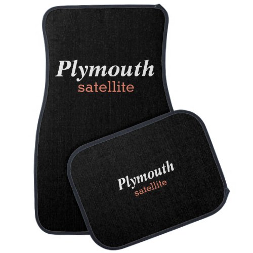 Mopar - Plymouth Satellite Car Floor Mat Mopar - Plymouth Satellite Car Floor Mat