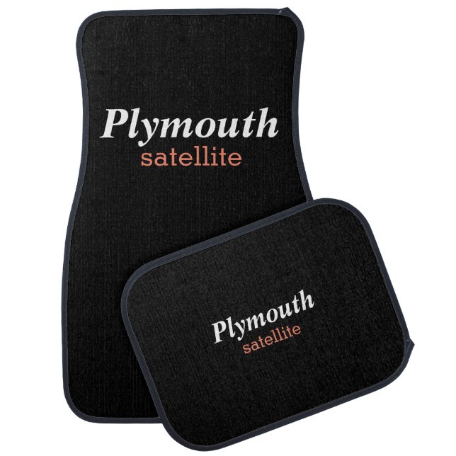 Mopar - Plymouth Satellite Car Floor Mat (Set)