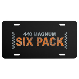 Mopar - Six Pack License Plate