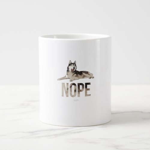 Mope Siberian Husky Owner Husky Dog Funny Giant Coffee Mug