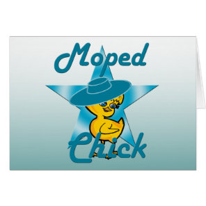 Moped Chick #7 Cards