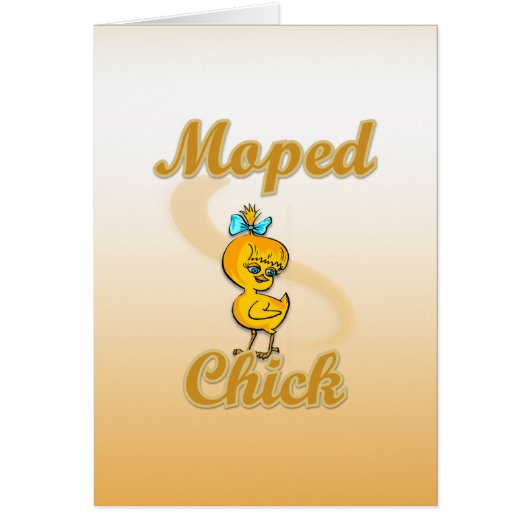 Moped Chick Cards (Front)