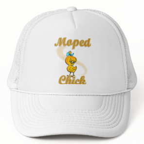 Moped Chick Trucker Hat