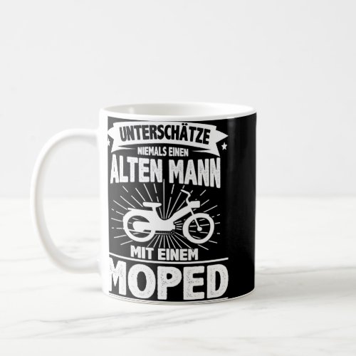 Moped Mopeds Moped Scooter Two Wheel Mokick Biker  Coffee Mug