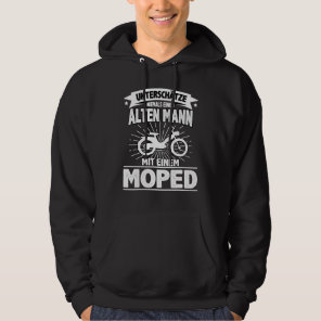 Moped Mopeds Moped Scooter Two Wheel Mokick Biker Hoodie