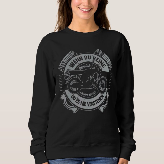 Moped S51 Simmi 2 Stroke  Ddr Nostalgia 50cc Sweatshirt (Front)