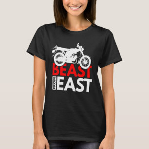 Moped S51 Simmi Beast From East Ddr Motorcycle Say T-Shirt