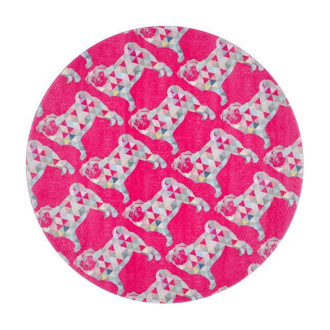 Mops-Ausschnitt-Brett Cutting Board (Front)