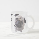 ‘mops’ Glass Frosted Glass Coffee Mug at Zazzle