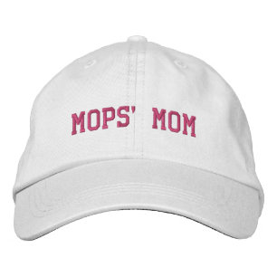 Mops' Mom Embroidered Baseball Cap