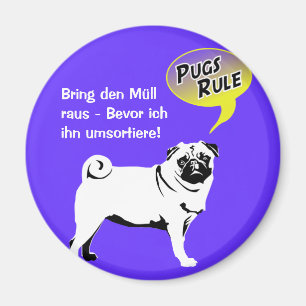 Mops Müll Regeln Magnet