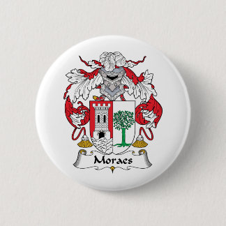 Moraes Family Crest Pinback Button