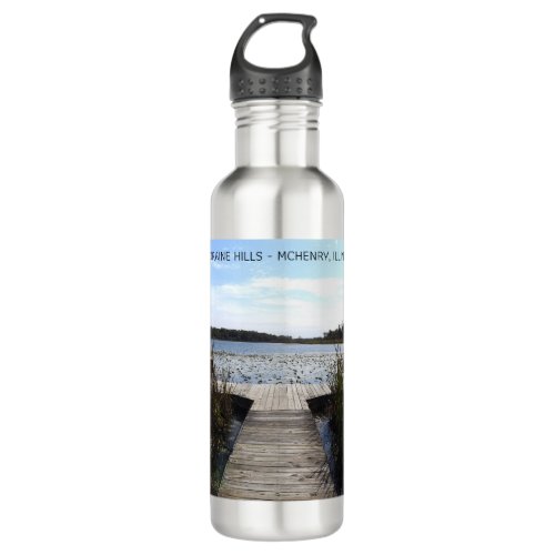 Moraine Hills McHenry Illinois  Stainless Steel Water Bottle