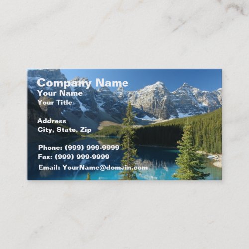 Moraine Lake 3 Business Card