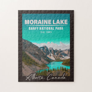 Moraine Lake Alberta Canada Banff National Park Jigsaw Puzzle