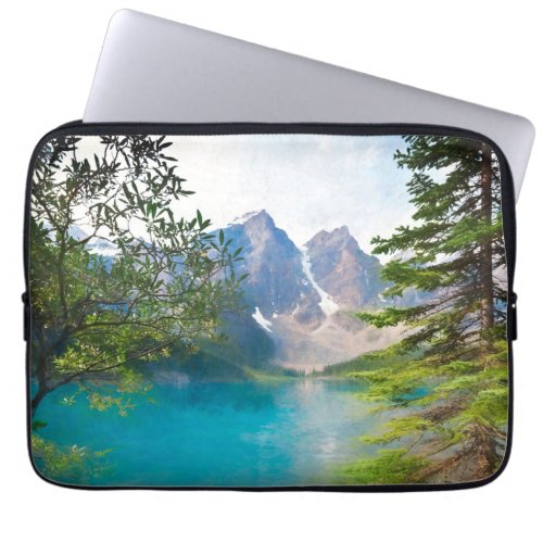 Moraine Lake and the Valley of Ten Peaks Laptop Sleeve