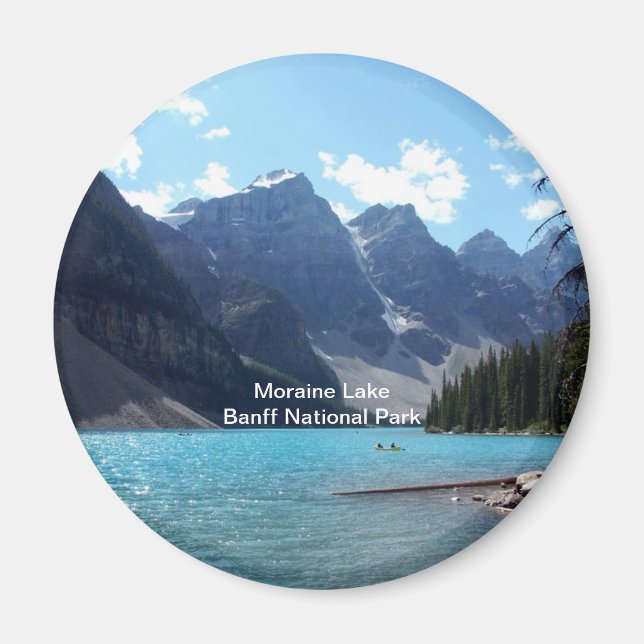 Moraine Lake, Banff National Park, Alberta, Canada Magnet (Front)