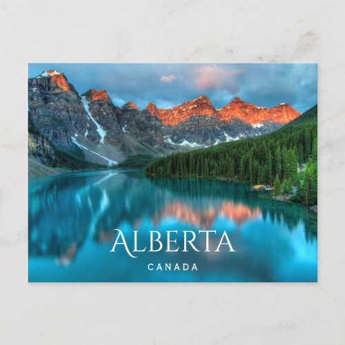 Moraine Lake Banff National Park Alberta Canada Postcard