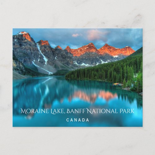 Moraine Lake Banff National Park Alberta Canada Postcard