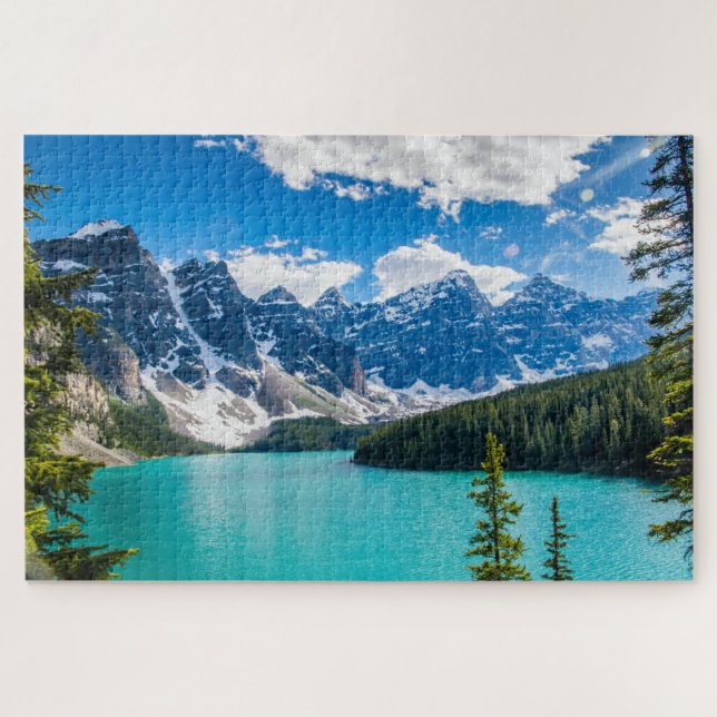 Moraine Lake, Banff National Park Jigsaw Puzzle (Horizontal)