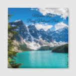 Moraine Lake, Banff National Park Magnet<br><div class="desc">The iconic 10 Peaks tower over Moraine Lake at Banff National Park in Canada.</div>