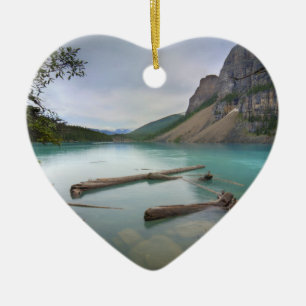 Moraine Lake Canada Ceramic Ornament