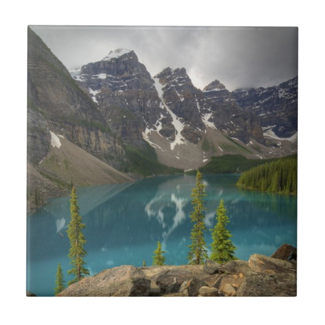 Moraine Lake Canada Ceramic Tile (Front)