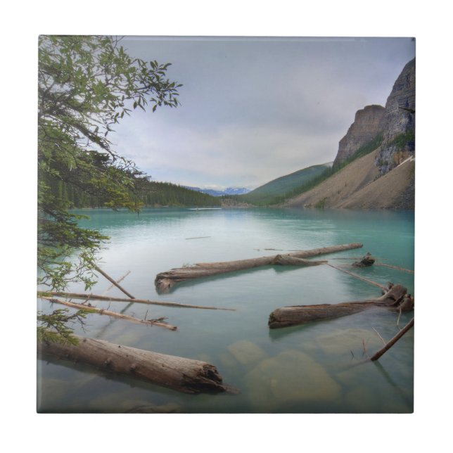 Moraine Lake Canada Ceramic Tile (Front)