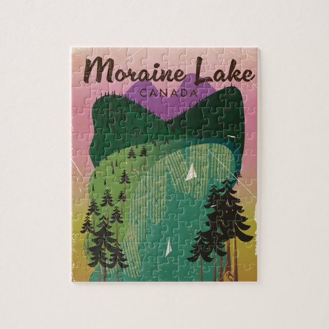 Moraine lake Canada Jigsaw Puzzle (Vertical)