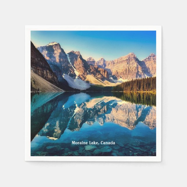 Moraine Lake, Canada, Napkins (Front)
