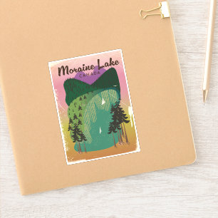 Moraine lake Canada Sticker