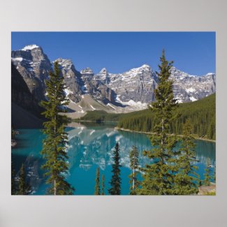 Moraine Lake, Canadian Rockies, Alberta, Canada 2 Poster