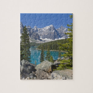 Moraine Lake, Canadian Rockies, Alberta, Canada Jigsaw Puzzle