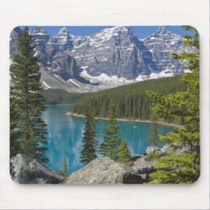 Moraine Lake, Canadian Rockies, Alberta, Canada Mouse Pad