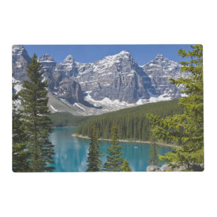Moraine Lake, Canadian Rockies, Alberta, Canada Placemat