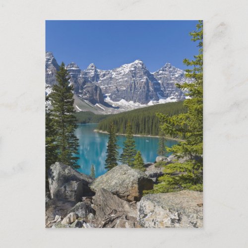 Moraine Lake Canadian Rockies Alberta Canada Postcard