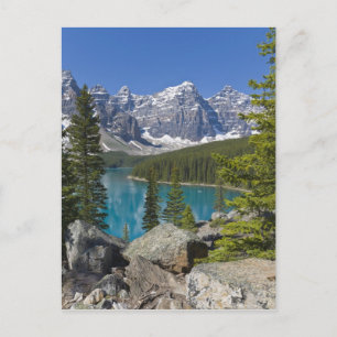 Moraine Lake, Canadian Rockies, Alberta, Canada Postcard